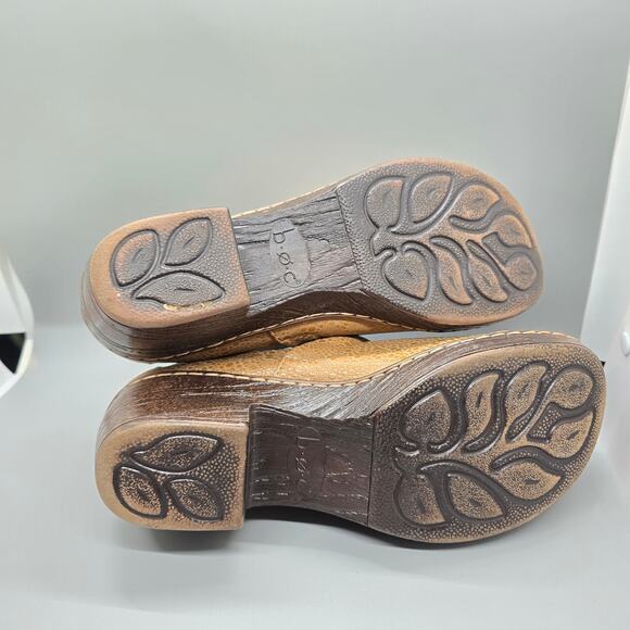 B.O.C. By Born Lehana Pebbled Clog Tan Women's 8.5M - Picture 6 of 7